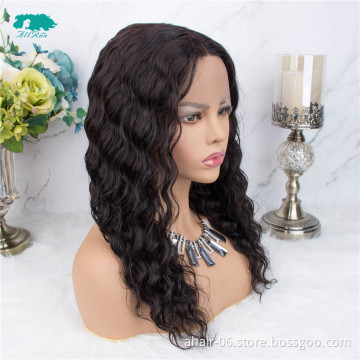 Brazilian Hair Wig 180% Density Loose Wave wig,13x4 Lace Front wig Human Hair wig, Half Hand Tied Loose Wave Wig With Baby Hair